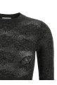 'Flower Lace' sweater  Gray