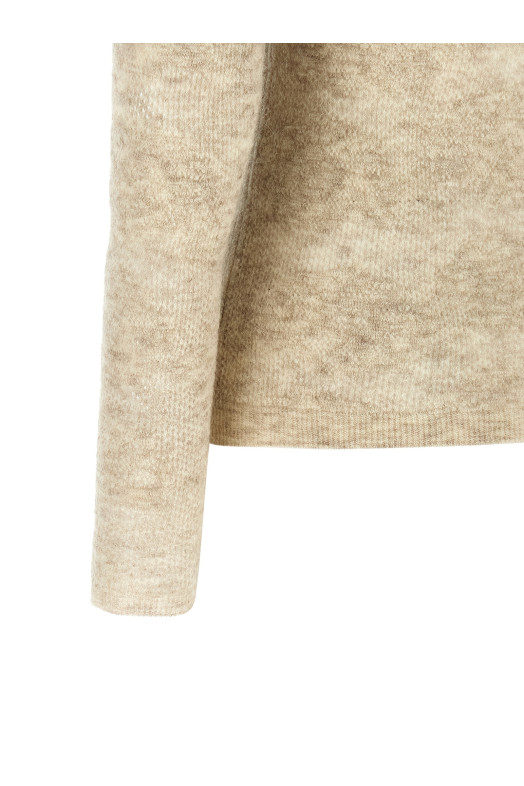 'Flower Lace' sweater  Beige