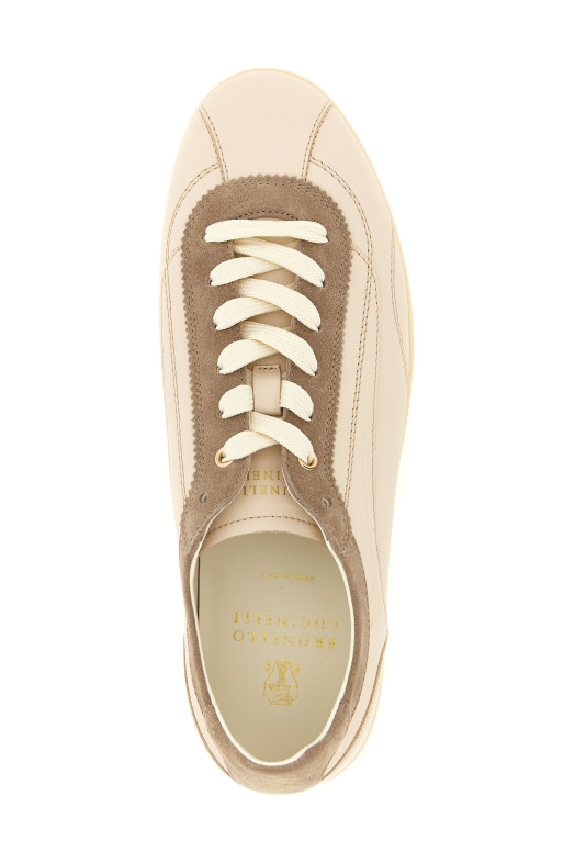 'Slim' sneakers Beige