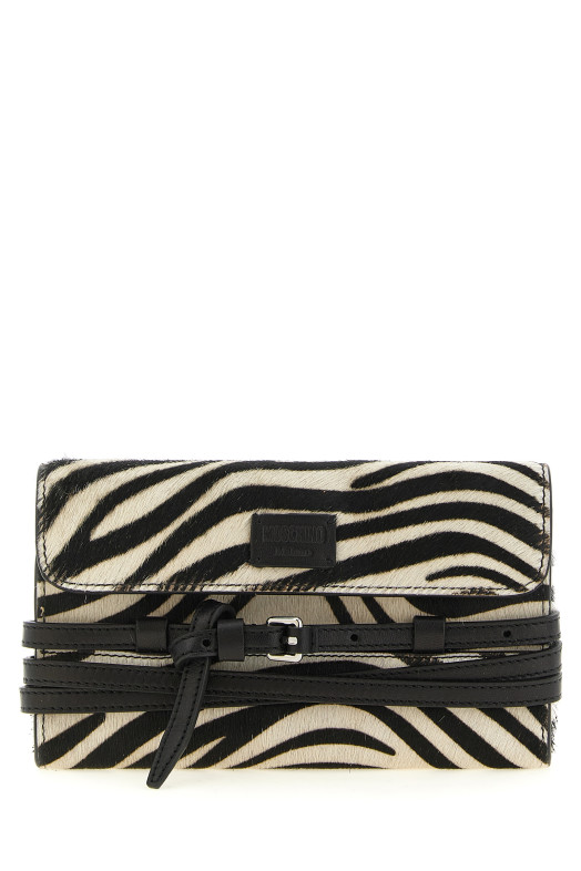 'Tie Me' wallet on chain   Black-grey
