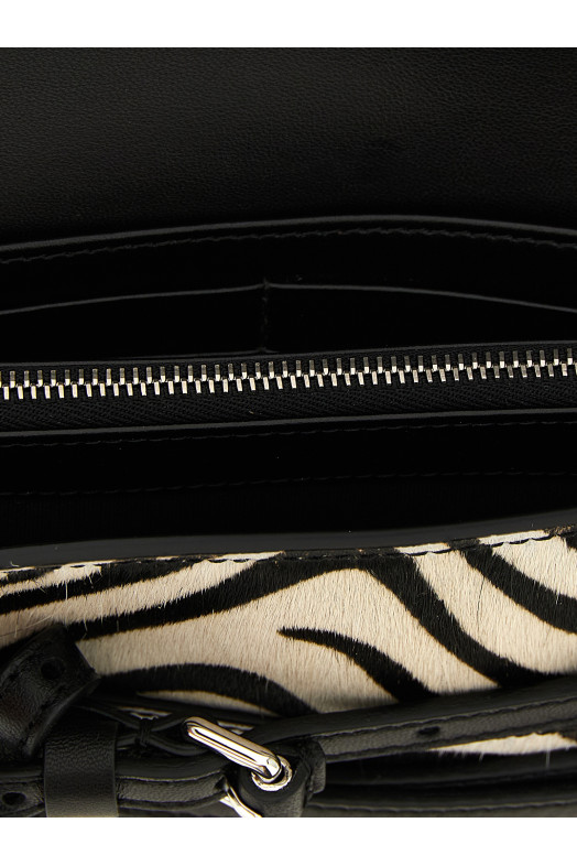 'Tie Me' wallet on chain   Black-grey