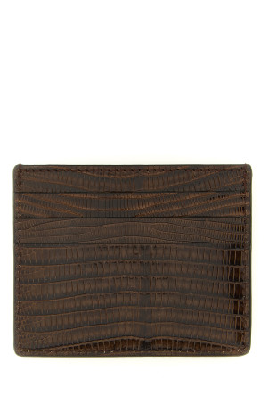 Leather cardholder Brown