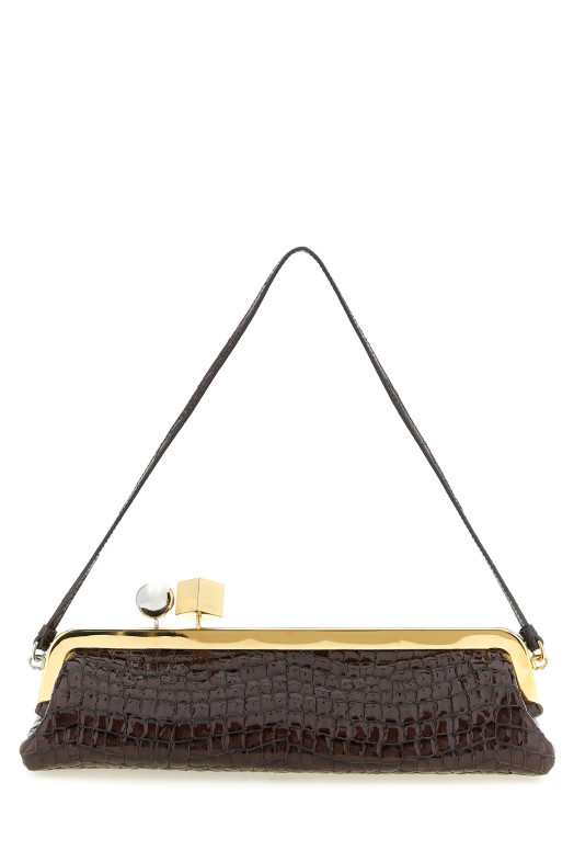 'La Pochette Salon' clutch Brown
