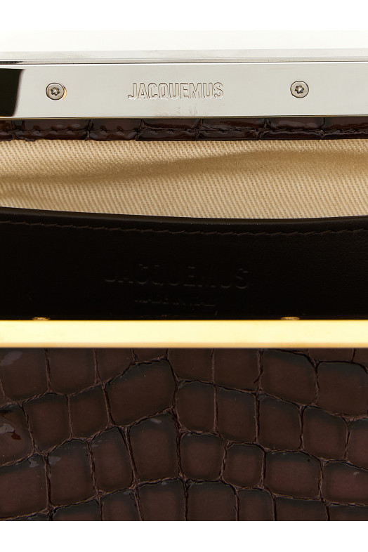 'La Pochette Salon' clutch Brown