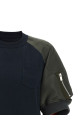 Гібридна футболка, синя SACAI 2608624233