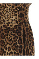 Сукня з шовку шармуз, коричнева DOLCE & GABBANA F6F4ZTGDCLXHY13M
