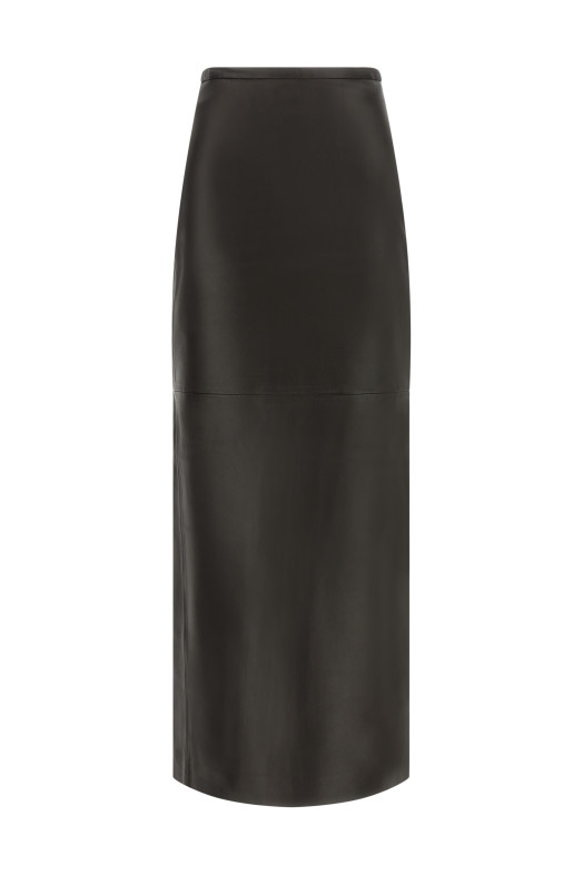 Leather skirt Black