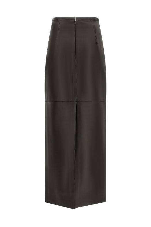 Leather skirt Black