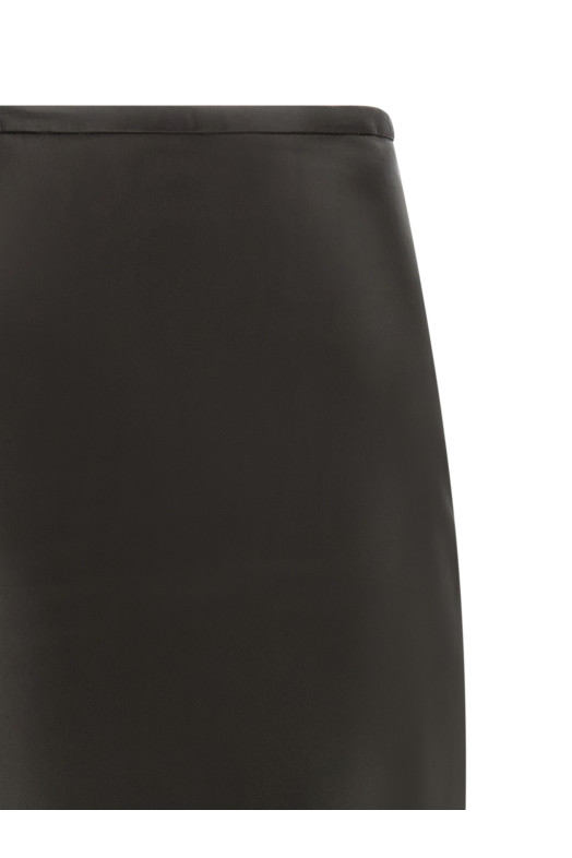 Leather skirt Black