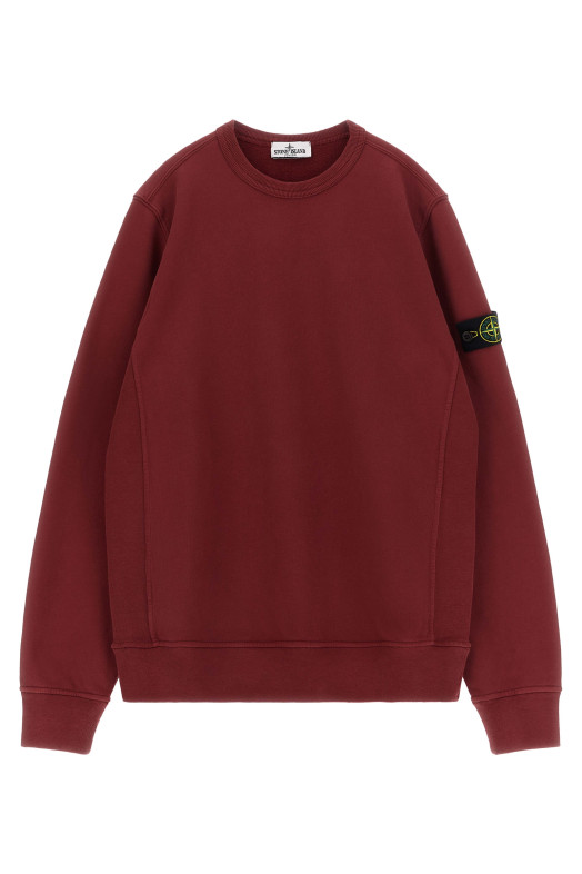 'Badge logo' sweatshirt Bordeaux
