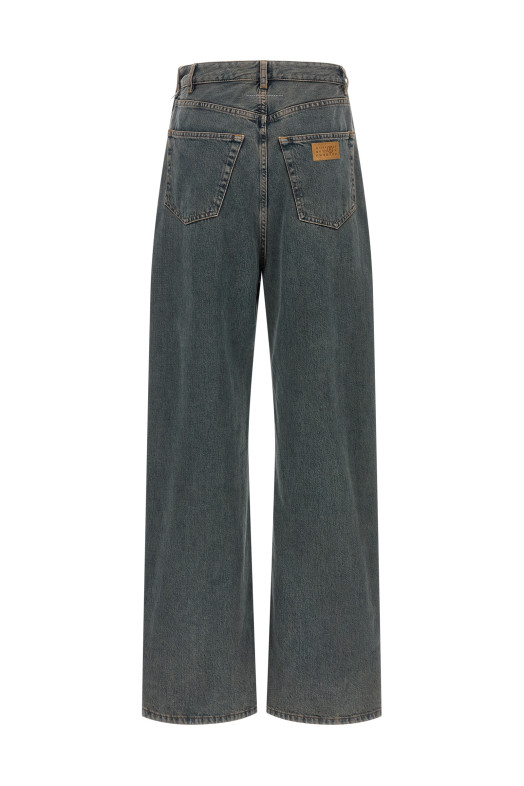 Back-to-back construction jeans Gray