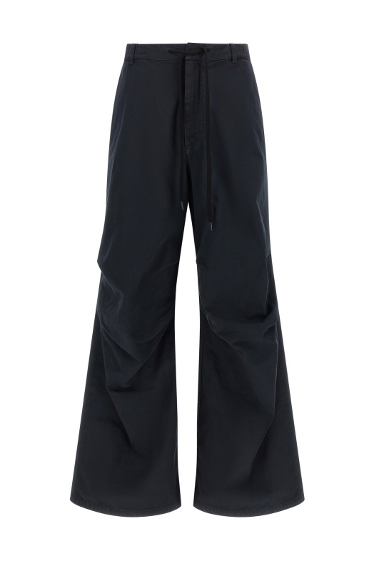 'White Stitch Line' pants Blue
