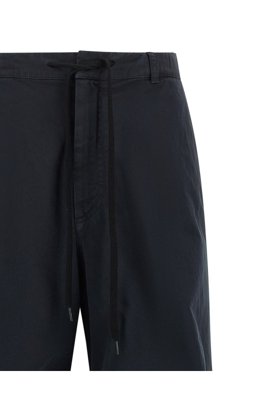 'White Stitch Line' pants Blue