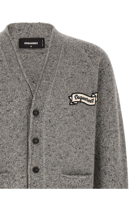 'Basic Dsquared2' cardigan Gray