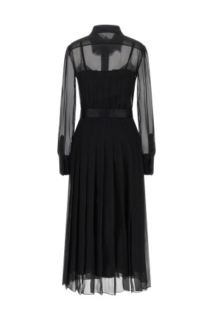 Chiffon dress Black