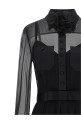 Chiffon dress Black