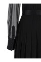 Chiffon dress Black
