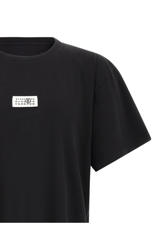 Logo patch t-shirt Black