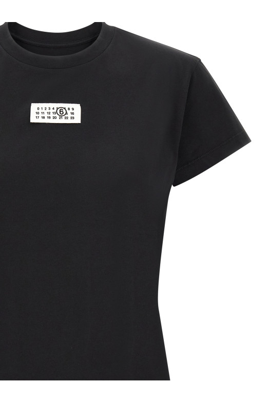 'Numeric Signature MM6' T-shirt Black