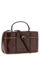 Кожаная сумочка с эффектом помятости, коричневая PINKO 106348A2JCL88Q