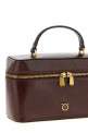 Кожаная сумочка с эффектом помятости, коричневая PINKO 106348A2JCL88Q