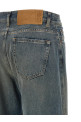 Джинсы с широкими брючинами, синие MM6 MAISON MARGIELA S52LA0238M30055994