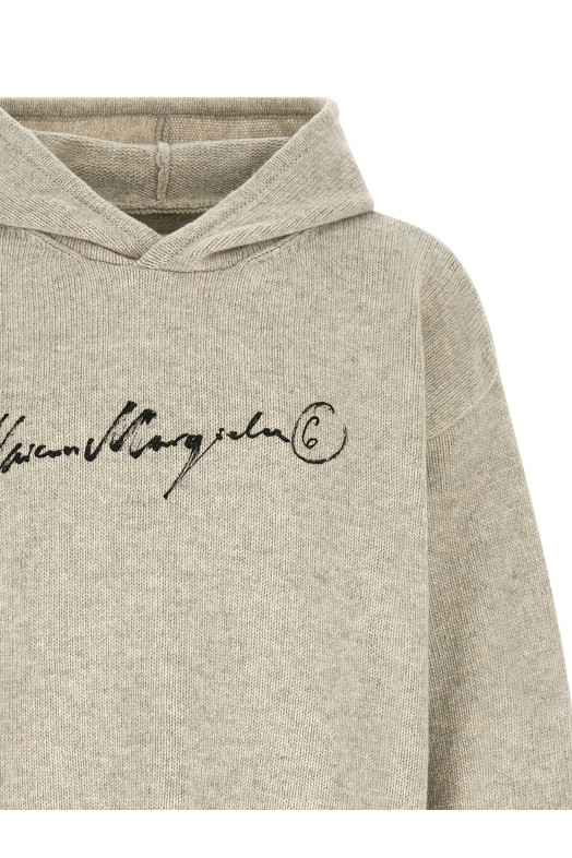 Світшот з капюшоном «Margiela 6», сірий SH0HL0051M13288806S