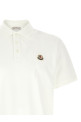 Logo patch polo shirt White