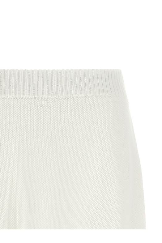 Piquet-effect skirt - 'Active' line White