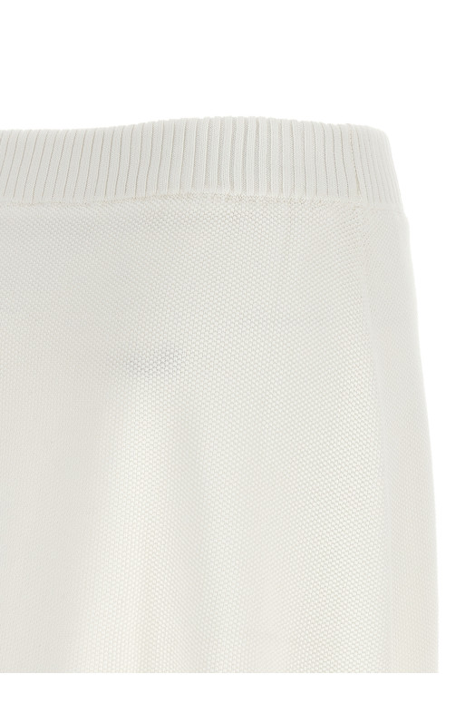 Piquet-effect skirt - 'Active' line White