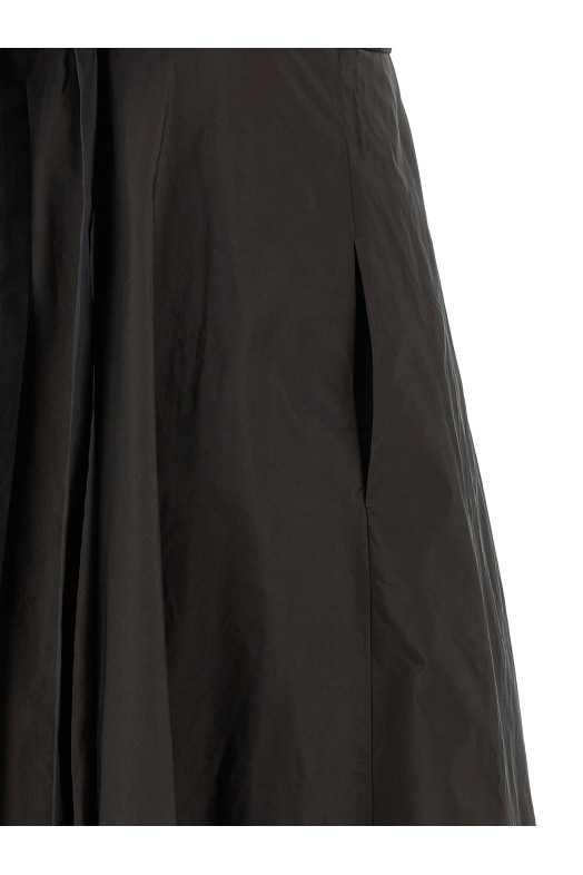 Макси-платье с лифом, коричневое PINKO 107588A3GKL72