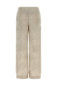 'Dazzling Abstact Leaf' pants Beige