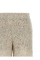 'Dazzling Abstact Leaf' pants Beige