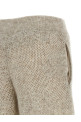 'Dazzling Abstact Leaf' pants Beige