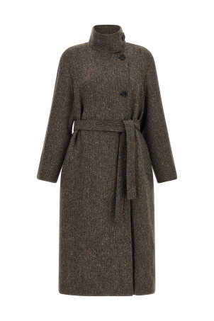 'Sparkling' coat Brown