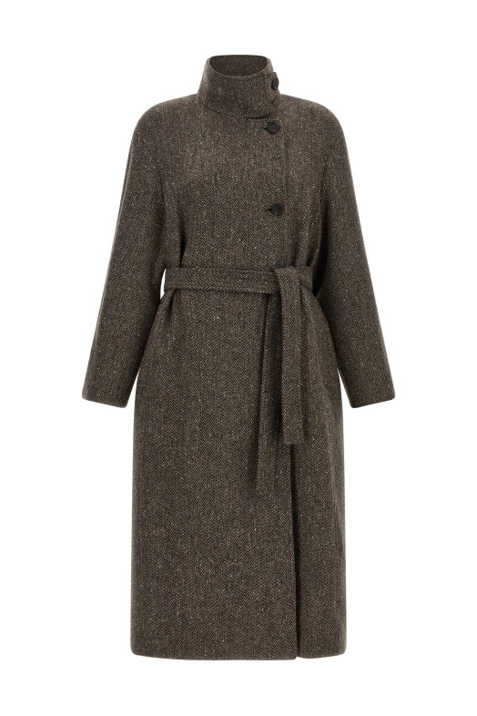 'Sparkling' coat Brown