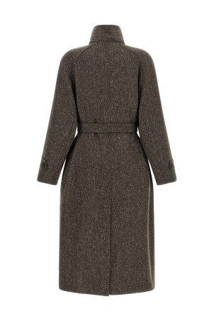 'Sparkling' coat Brown