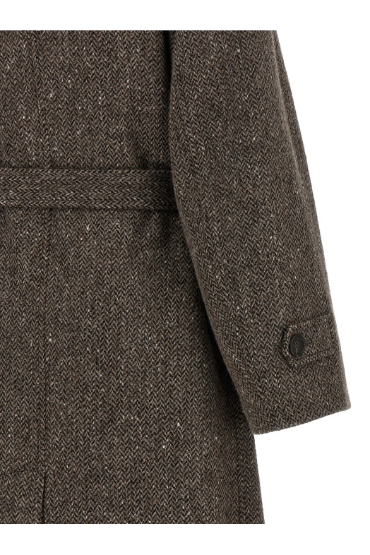'Sparkling' coat Brown