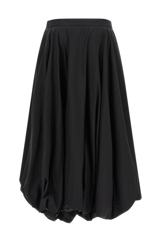 'Gradient 3-Stripes' skirt  Black