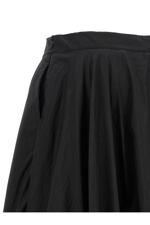 'Gradient 3-Stripes' skirt  Black