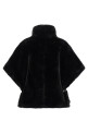 Fur cape Black