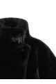 Fur cape Black