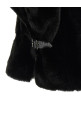Fur cape Black