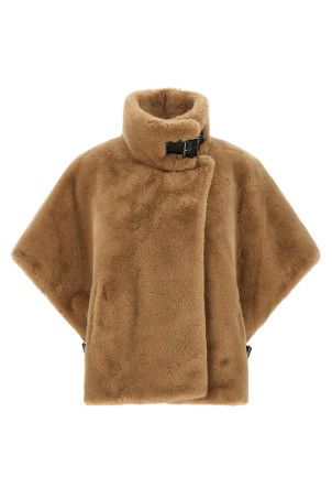 Fur cape Beige