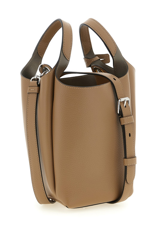 'T Timeless' mini bucket bag Brown