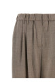 Light pants with pleats White