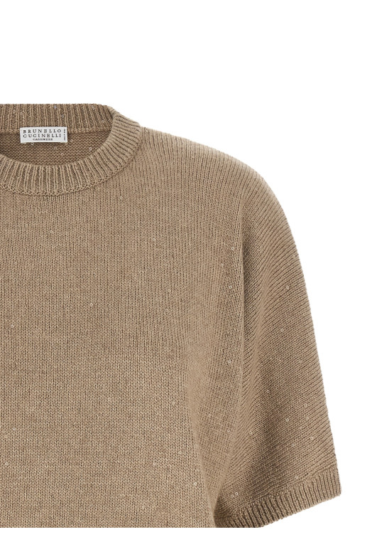 'Diamante' sweater Beige