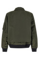 Двухслойный блузон зеленого цвета SACAI 2604039M531