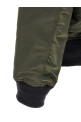 Двухслойный блузон зеленого цвета SACAI 2604039M531