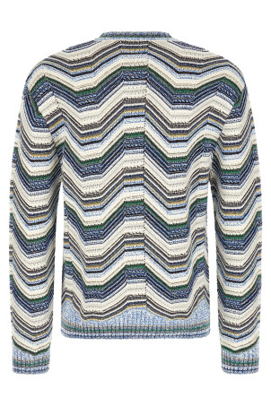 Свитер с геометрическим зигзагообразным узором, многоцветный MISSONI US26WN0KSMSPP